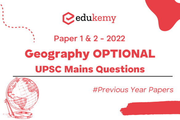 UPSC Mains Geography Optional Question Paper 2 2023 Blog