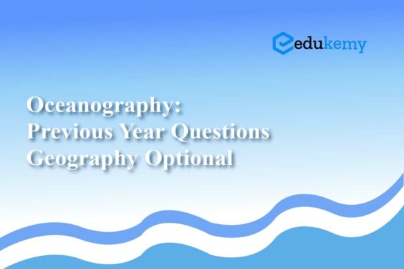 Geography Optional Subject Wise Previous Year Questions In Upsc Mains Geomorphology