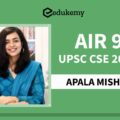 Apala Mishra clears UPSC CSE 2020 with AIR 9