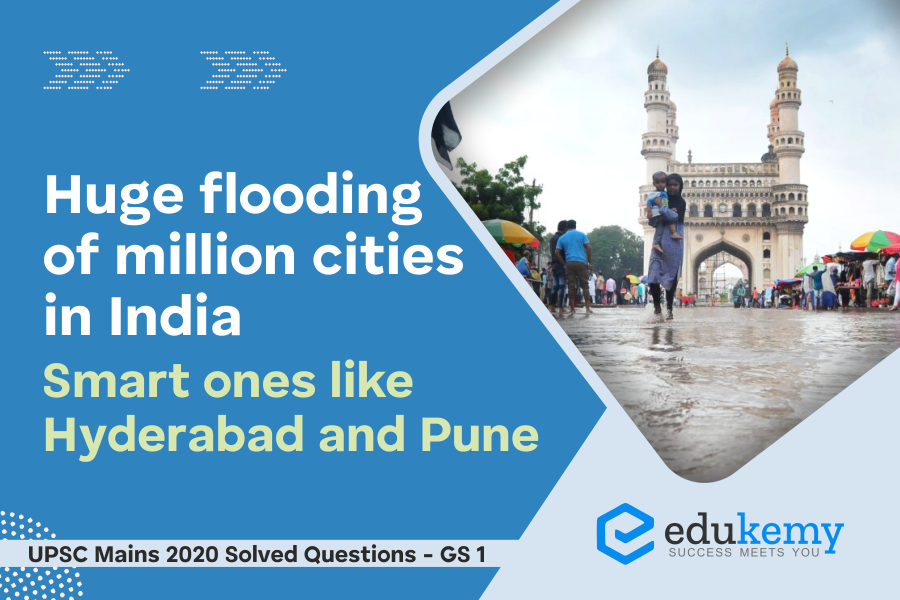 Huge flooding of million cities in India including the smart ones like Hyderabad and Pune