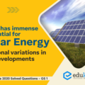 India has immense potential for solar energy
