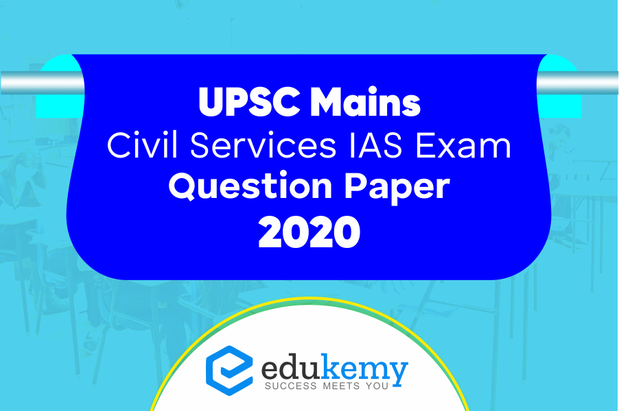UPSC Mains Question Paper 2020