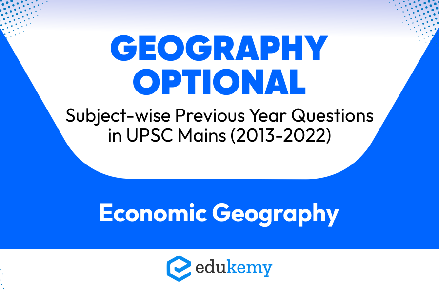 Geography Optional Economic Geography
