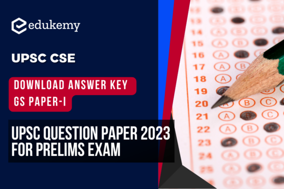 UPSC Prelims 2023 Question Paper With Answer Key - General Studies ...