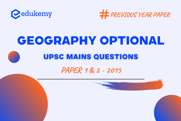 UPSC Mains Geography Optional Question Paper 2 – 2023 - Blog