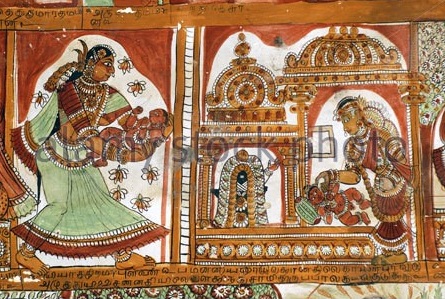 Nayaka painting at Chidambaram temple