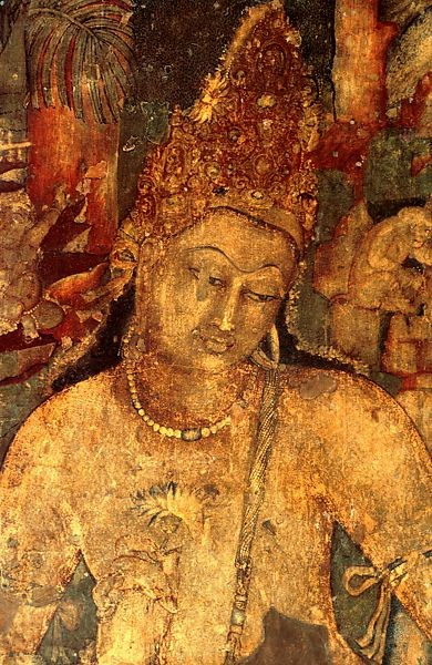 Padmapani painting in Ajanta cave