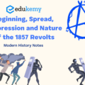 Beginning, Spread, Suppression and Nature of the 1857 Revolt - Modern History Notes