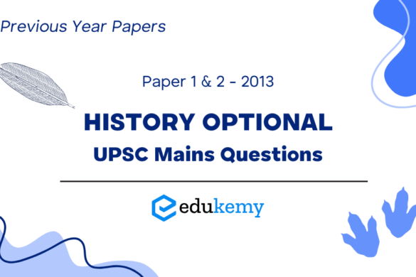 UPSC MAINS 2021 – History Optional Previous Year Paper - Blog