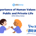 Importance of Human Values in Public and Private Life – UPSC Ethics Notes