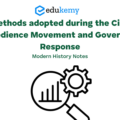 Methods Adopted during the Civil Disobedience Movement and Government Response – Modern History Notes