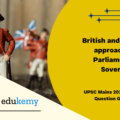 Parliamentary sovereignty means that the supreme law making authority in the country is the parliament which can make or unmake laws