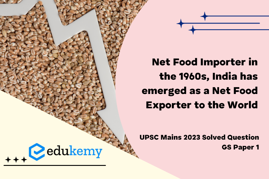 Net food exporter - India