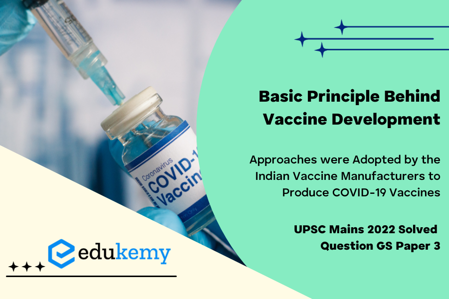 What is the basic principle behind Vaccine development? How do vaccines work? What approaches were adopted by the Indian vaccine manufacturers to produce COVID-19 vaccines ?