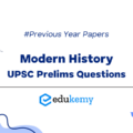 UPSC Prelims Topic Wise Solved PYQs – Modern History