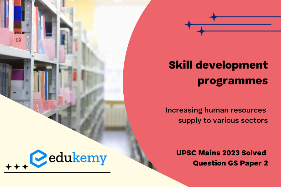 Skill development programmes have succeeded in increasing human resources supply to various sectors. In the context of the statement analyse the linkages between education, skill and employment.