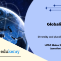 Is diversity and pluralism in India under threat due to Globalization? Justify your answer. (250 words, 15 marks)