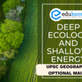 How is ‘Deep Ecology’ as a concept different from ‘Shallow Ecology’? Explain.