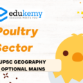 India’s poultry sector has become one of the fastest-growing areas of the country’s agricultural sector. Examine its opportunities and challenges – UPSC Geography Optional Mains – 2023