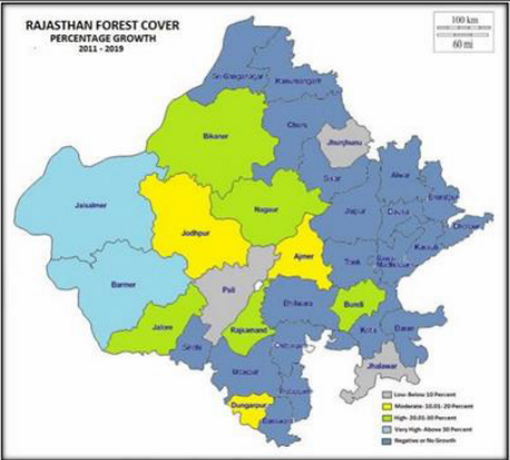 Rajasthan Forest Cover