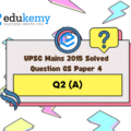 UPSC – 2015 GS 4 Solved Question Paper – Q2 (A)
