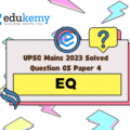 “What really matters for success, character, happiness, and lifelong achievements is a definite set of emotional skills – your EQ – not just purely cognitive abilities that are measured by conventional IQ tests.” Do you agree with the view? Give reasons in support of your answer.