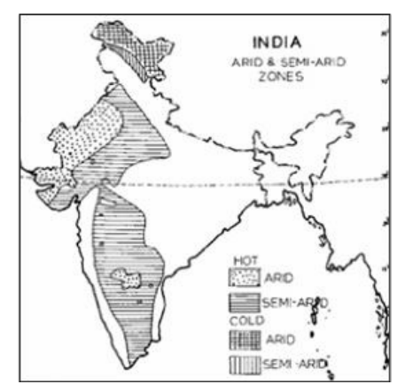 Dryland Areas in INDIA