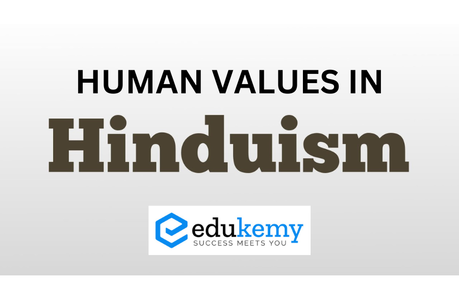 human values in hinduism