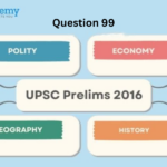 UPSC Prelims 2016 – Question 99