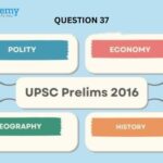 UPSC Prelims 2016 – Question 37