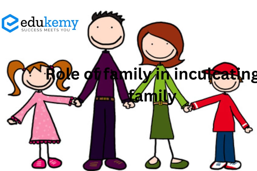 role of family in inculcating values