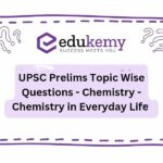 UPSC PRELIMS TOPIC WISE QUESTION-CHEMISTRY-CHEMISTRY IN EVERYDAY LIFE