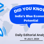 India’s Blue Economy Potential – UPSC Daily Editorial Analysis – 19th July 2024 – Edukemy